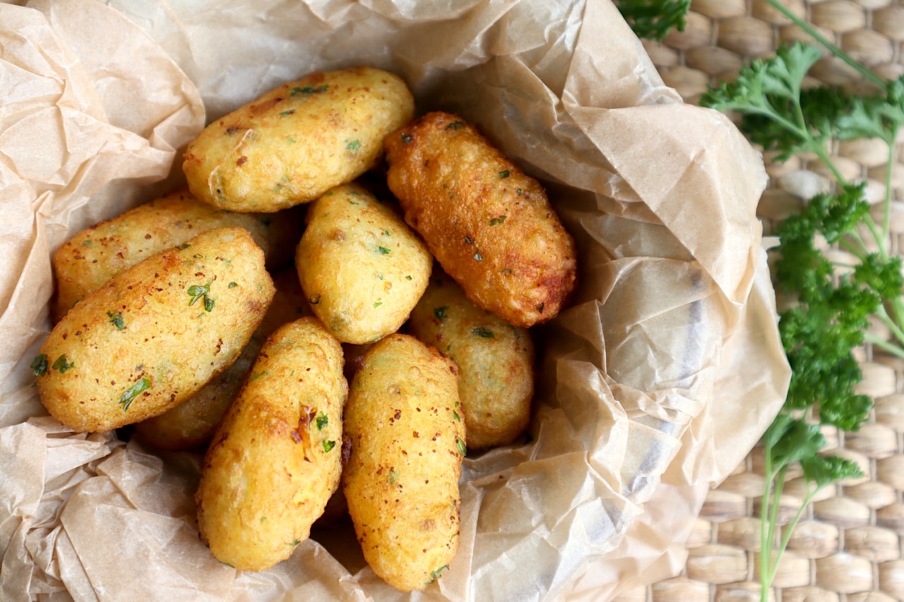 Cazzilli: sizilianische Kartoffelkroketten