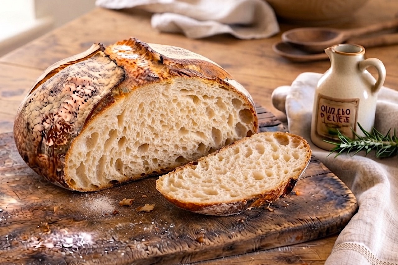 Pane Pugliese Rezept: Traditionelles italienisches Brot selber machen  Hast du jemals in die schmerzhaft knusprige Kruste eines frisch gebackenen Brotes gebissen und das dumpfe, befriedigende Geräusch gehört, das verdächtig nach einem kleinen seismischen Beben klingt? Genau dieses Erlebnis liefert unser heutiges Pane Pugliese Rezept. Falls nicht, hast du kulinarisch bisher auf Sparflamme gelebt. Willkommen in Apulien. Genauer gesagt: Willkommen am Absatz des italienischen Stiefels, wo die Sonne erbarmungslos brennt, der Wein fließt wie Wasser und und das…...  https://mediterrane-delites.com/2026/08/27/pane-pugliese/